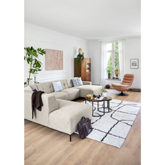 Hoekbank links Tordera lichtgrijs basic comfort