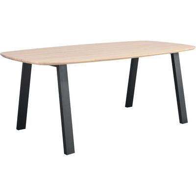 WALDEN Eettafel Deens ovaal 200x100 verjongde rnd