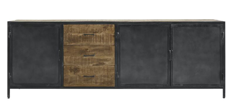 CALDE 15378 Dressoir 3D+3L mangohout