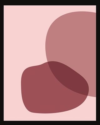 Wanddecoratieie Bulb pink