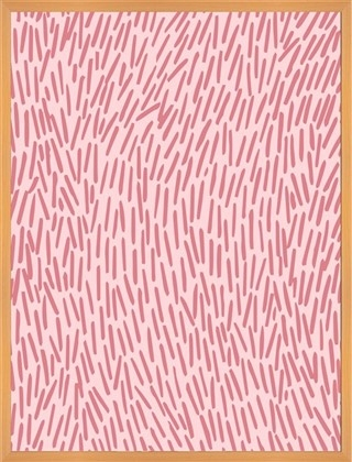 Wanddecoratie foto in lijst STRIPES ALL OVER