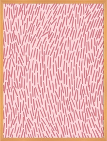 Wanddecoratie foto in lijst STRIPES ALL OVER