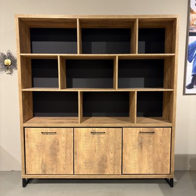 IMBARO Wandmeubel 3dr/9 ov mango decor