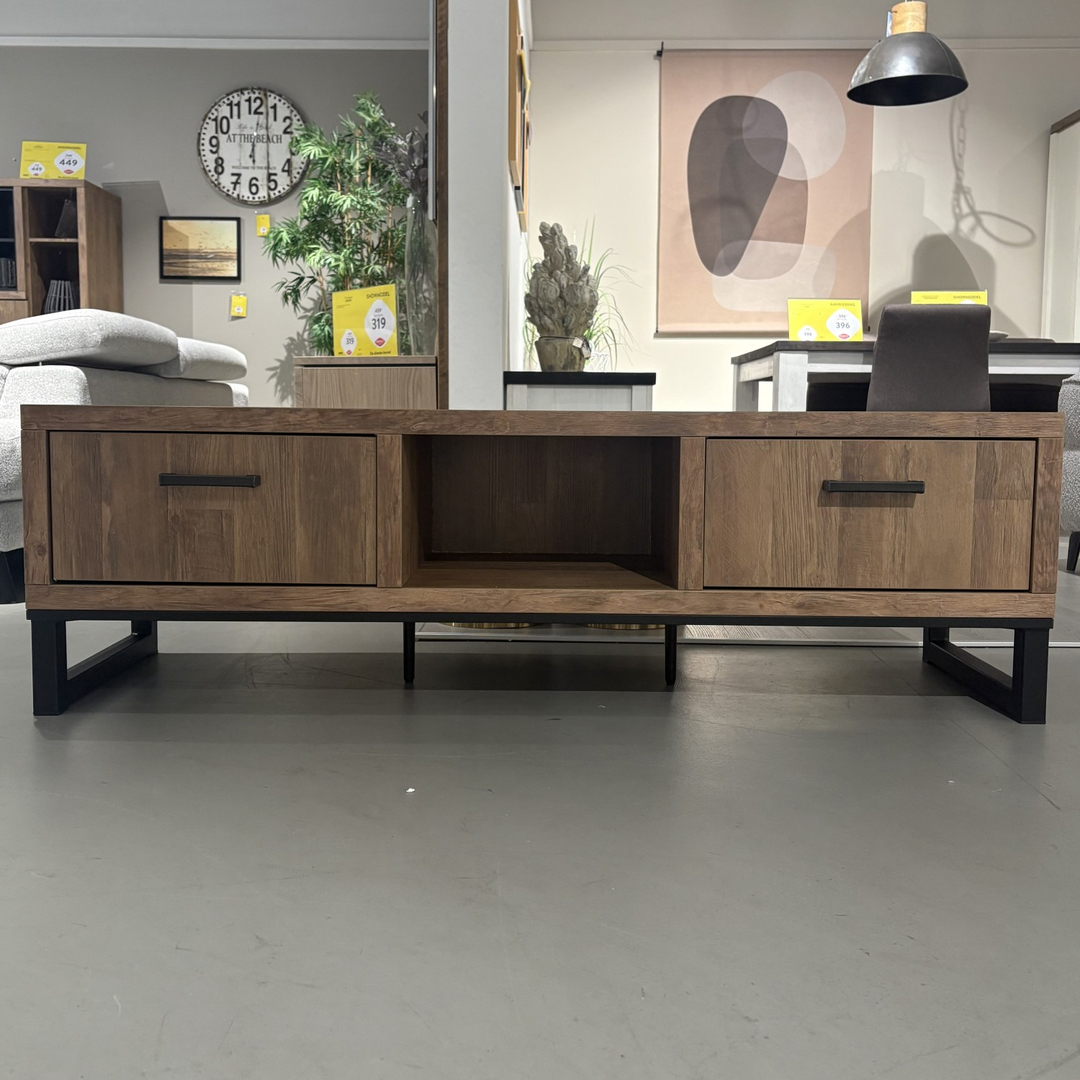 HINSDALE TV-meubel middel 2 kleppen, 1 open vak