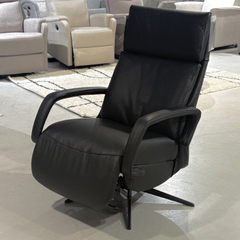 ORONA Relaxfauteuil S ldr soleda/split 441-black