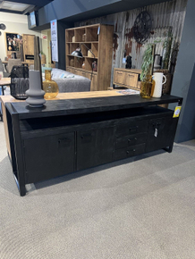 NEWHAVEN Dressoir 210cm 3 d,3 l,1 ov zwart