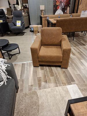CREON Fauteuil arm D stof python 09-camel