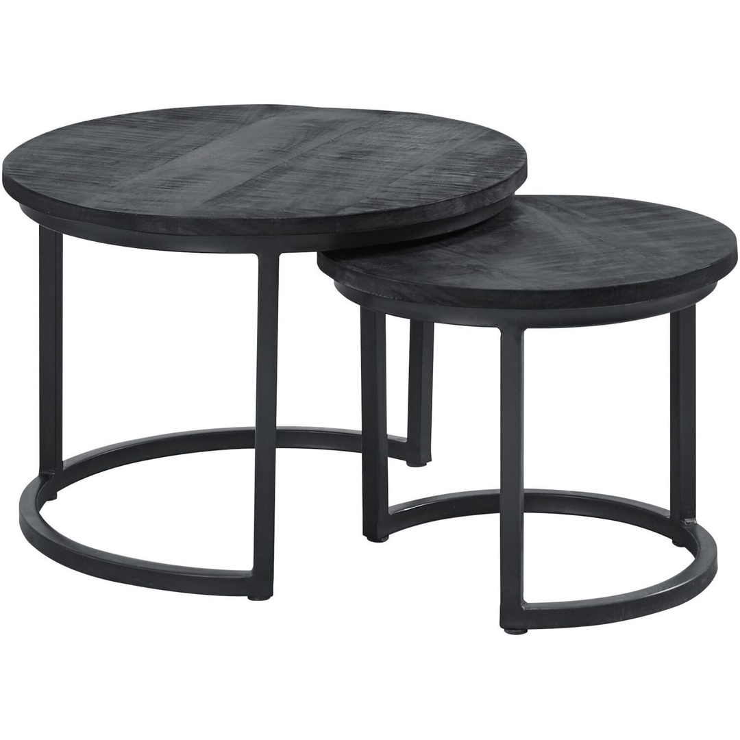 Salontafel set Foxford-black