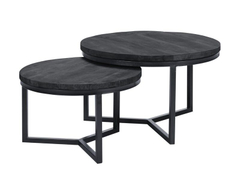 Salontafel set Kumla-black